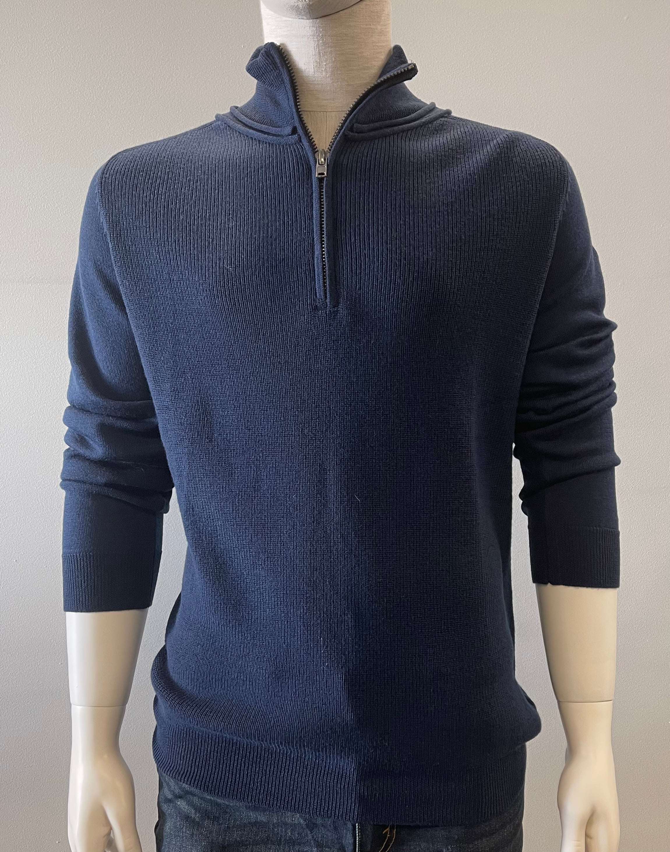 WOOL ZIP KNIT