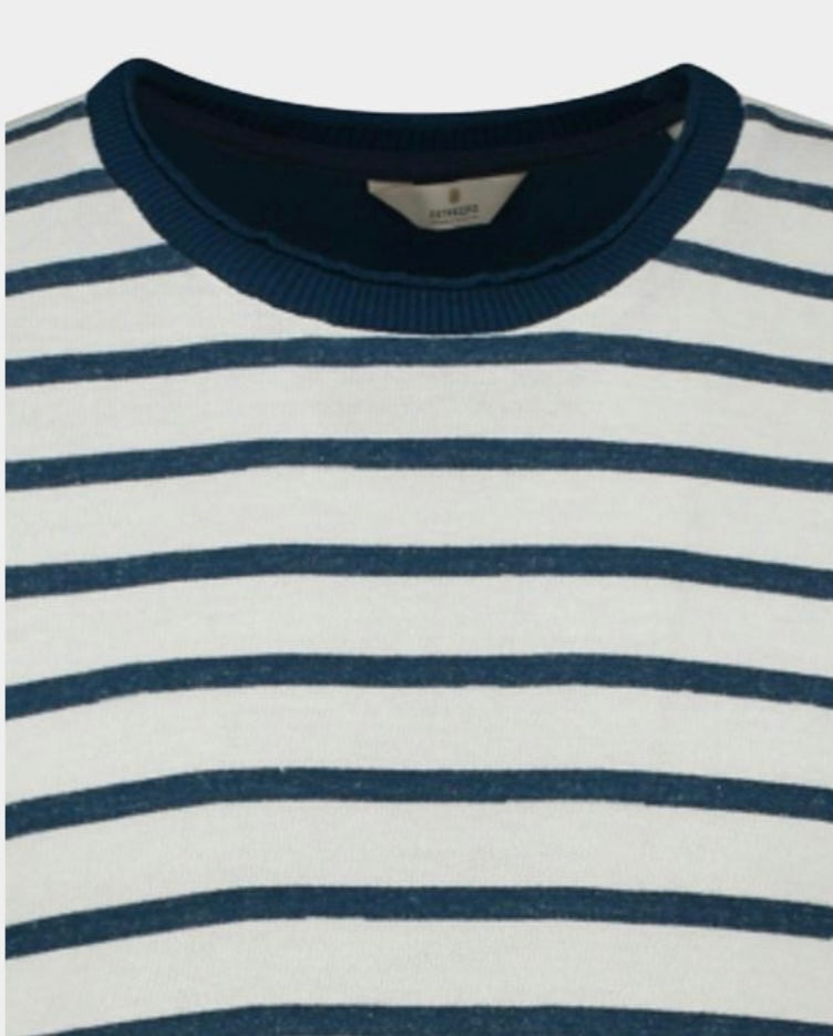 DSZ FADED STRIPE KNITTED T-SHIRT