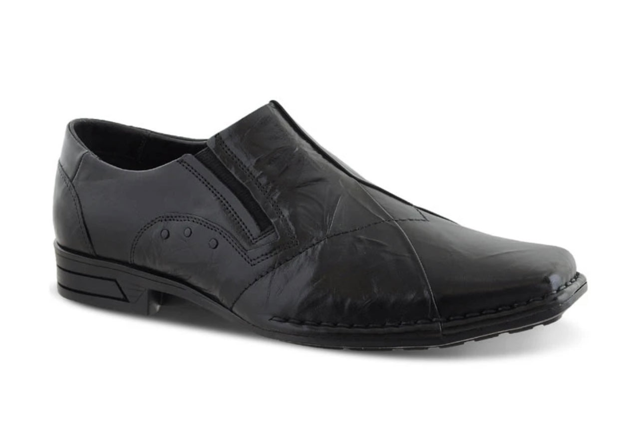 FERRACINI NEWSON LEATHER FLOAT COMFORT TWIN GUSSET SLIP ON DRESS SHOE 4620