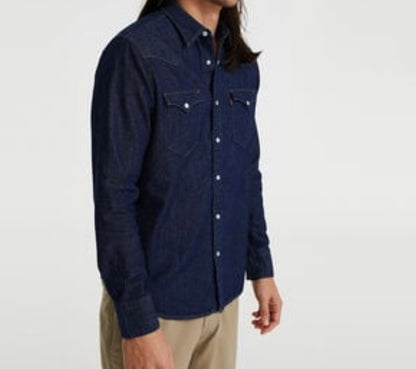 L/S DENIM CASUAL SHIRT