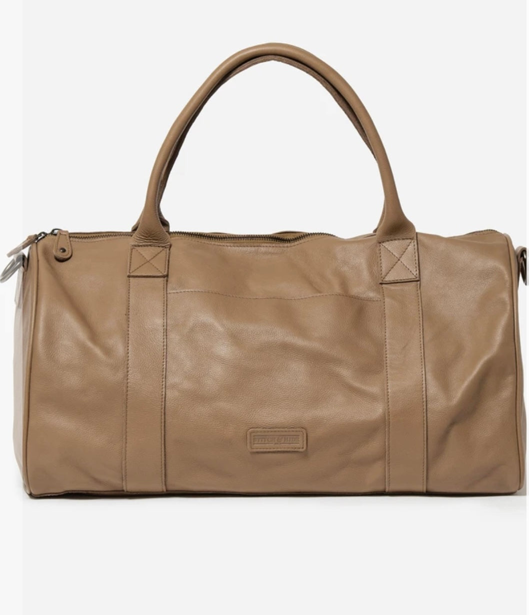 S&H LEATHER WEEKENDER