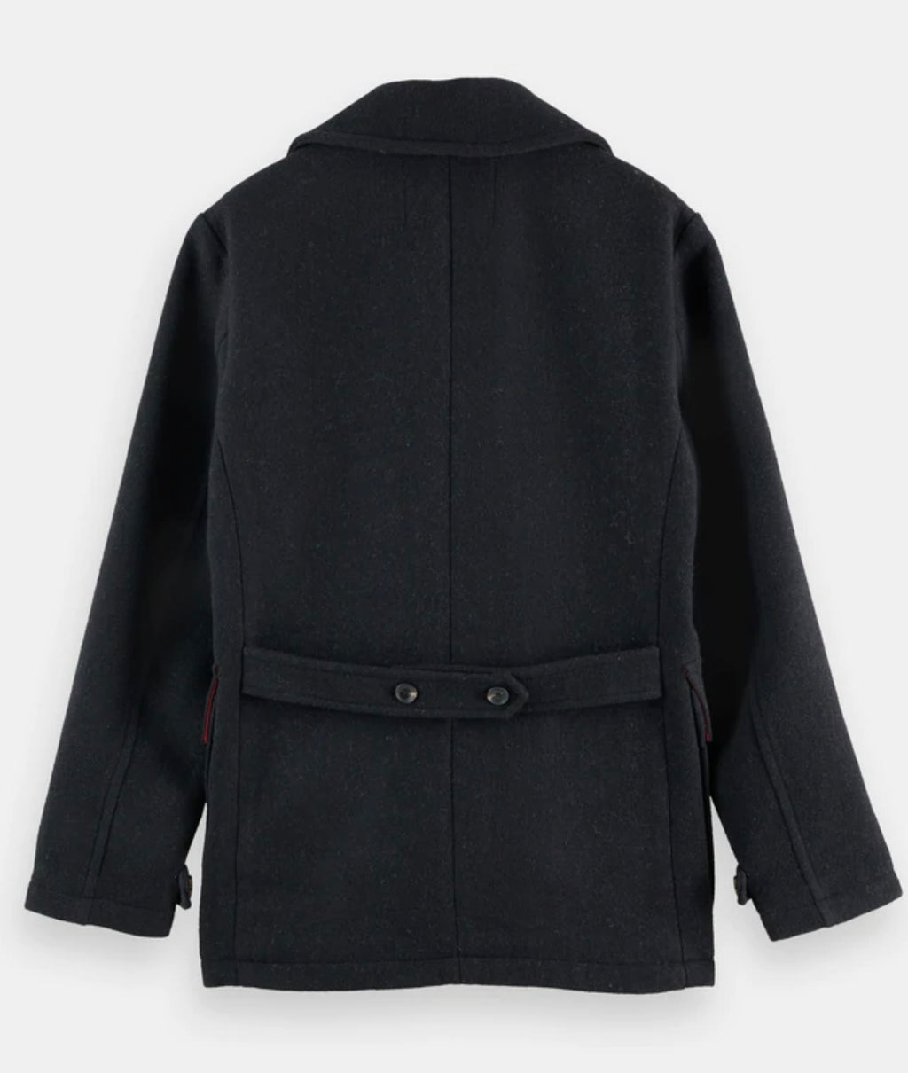 SAS BONDED WOOL BLEND CABAN