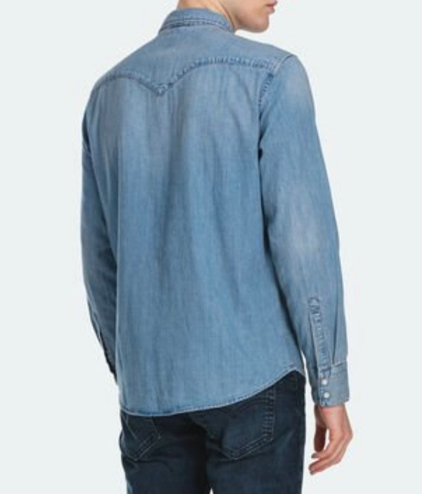 L/S DENIM CASUAL SHIRT