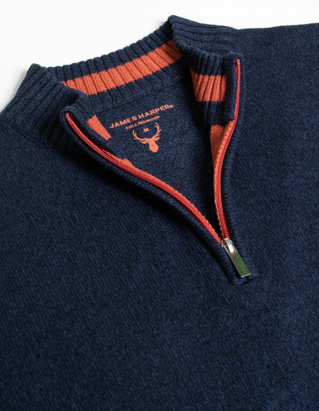 JH 1/4 ZIP KNIT