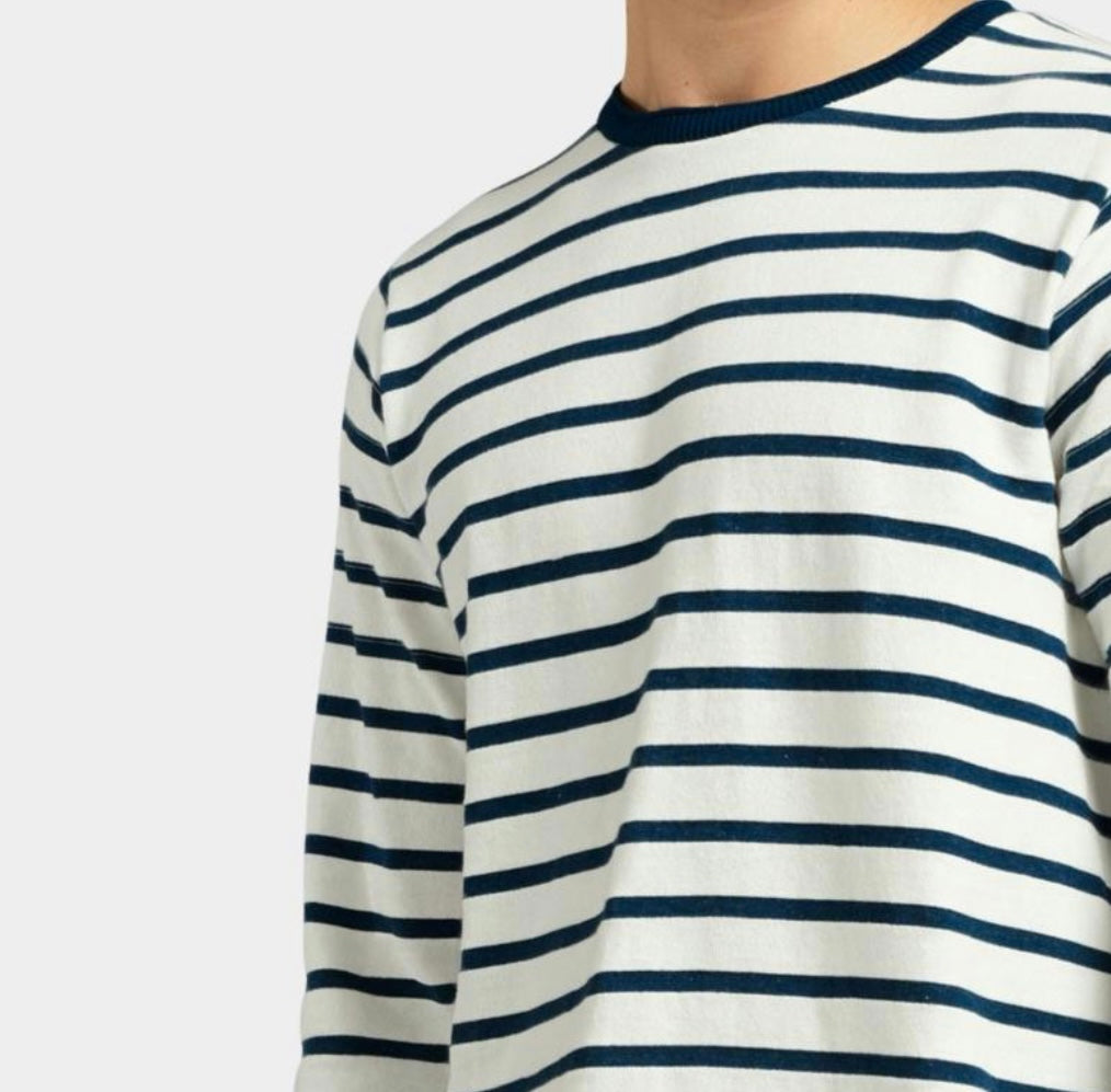 DSZ FADED STRIPE KNITTED T-SHIRT