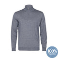 R2 MERINO WOOL 1/4 ZIP KNIT