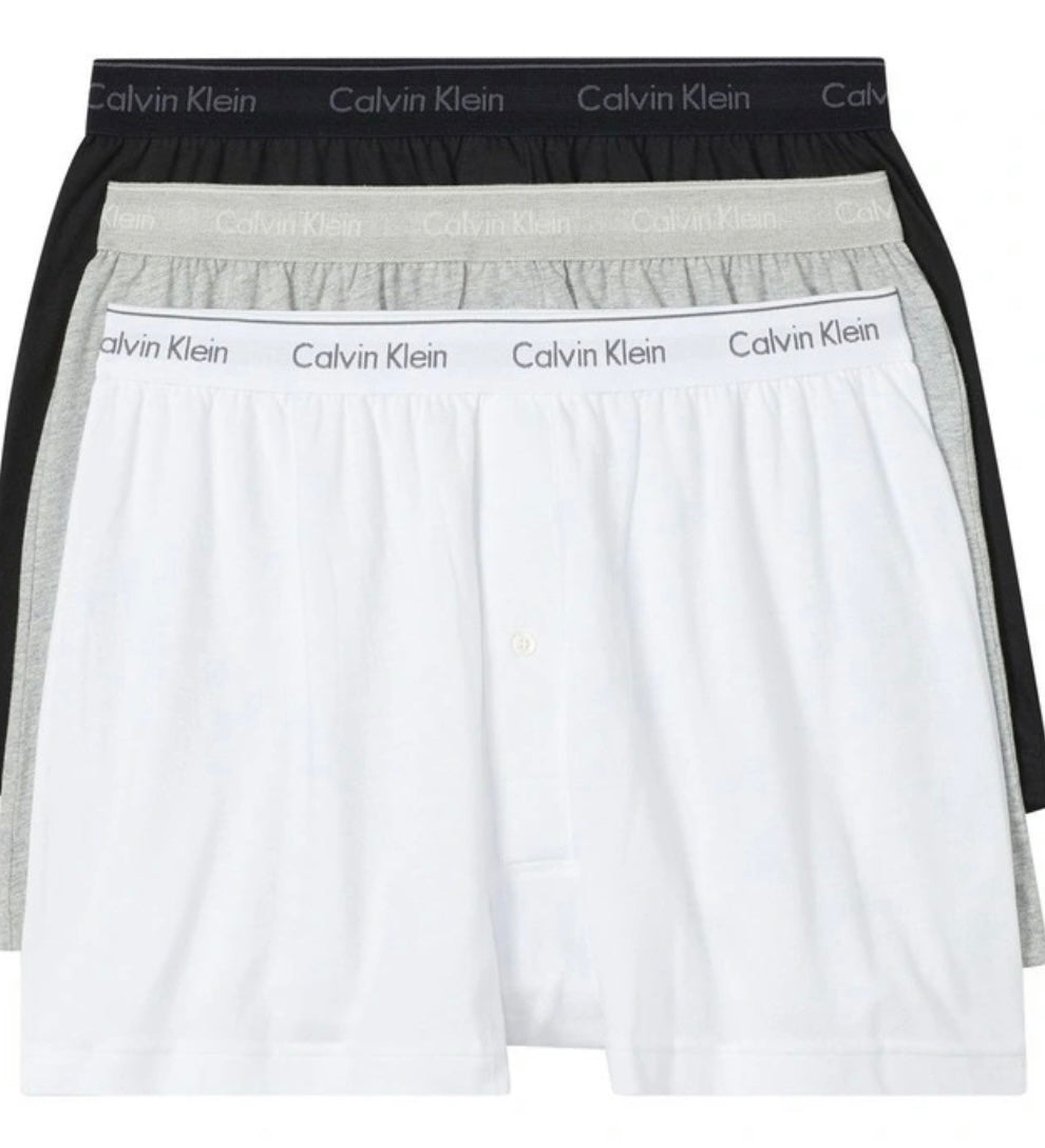 CK 3PK COTTON CLASSIC FIT KNIT BOXER