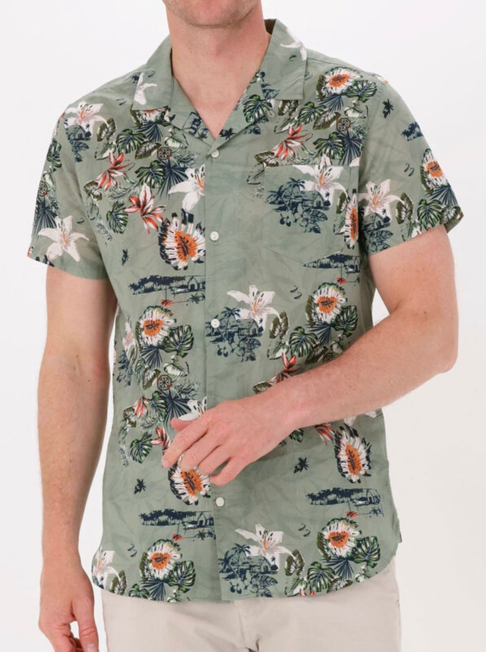 DSZ TROPICAL RESORT S/S SHIRT