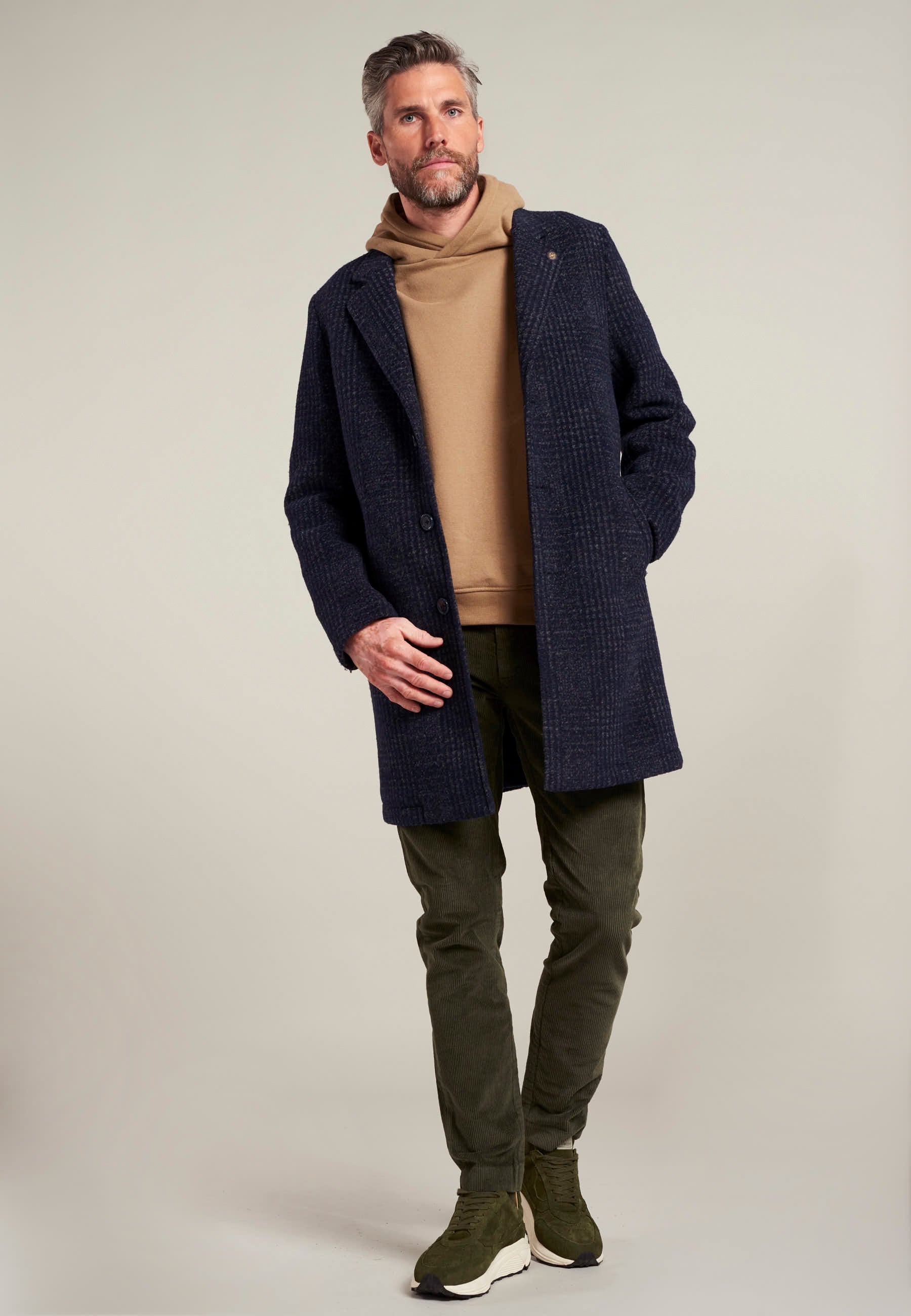 DSZ BONDED WOOL COAT