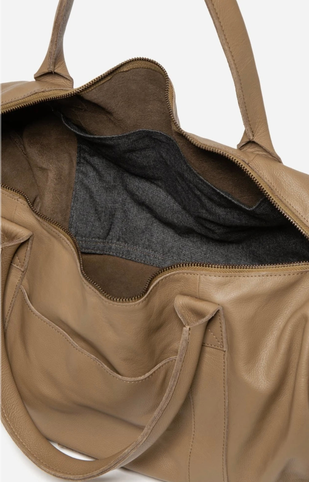 S&H LEATHER WEEKENDER