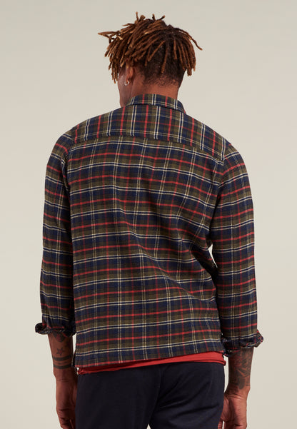 DSZ ZIP FLANNEL CHECK SHIRT JACKET