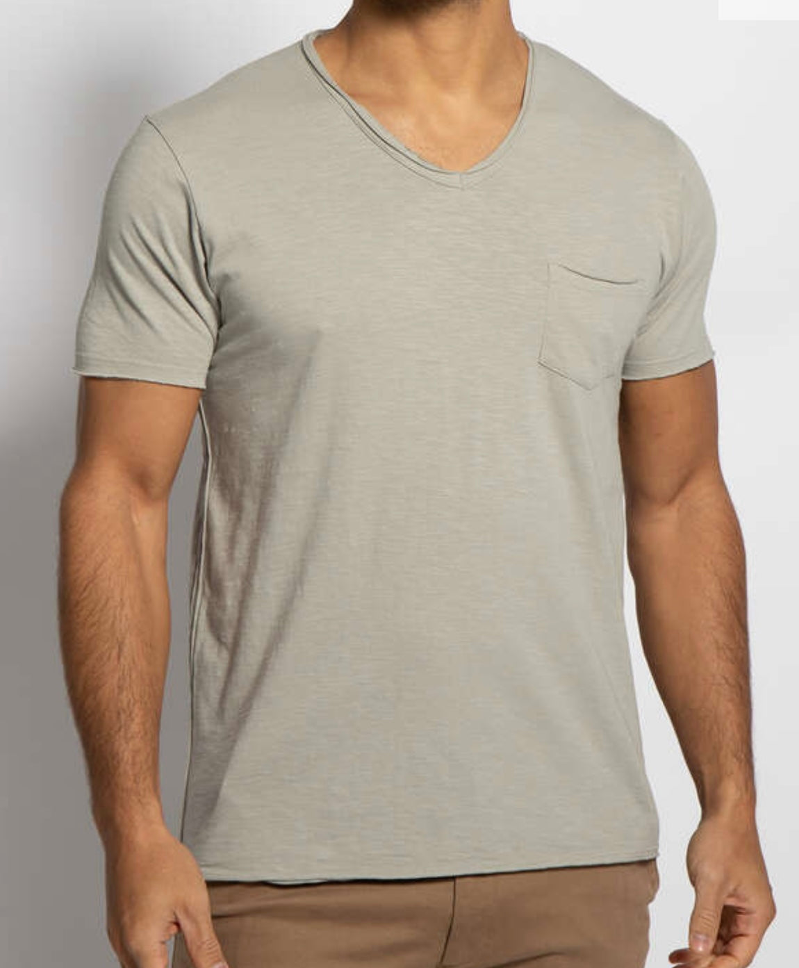 DSZ STEWART SLUB V-NECK T-SHIRT