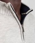 ZIP NECK KNIT