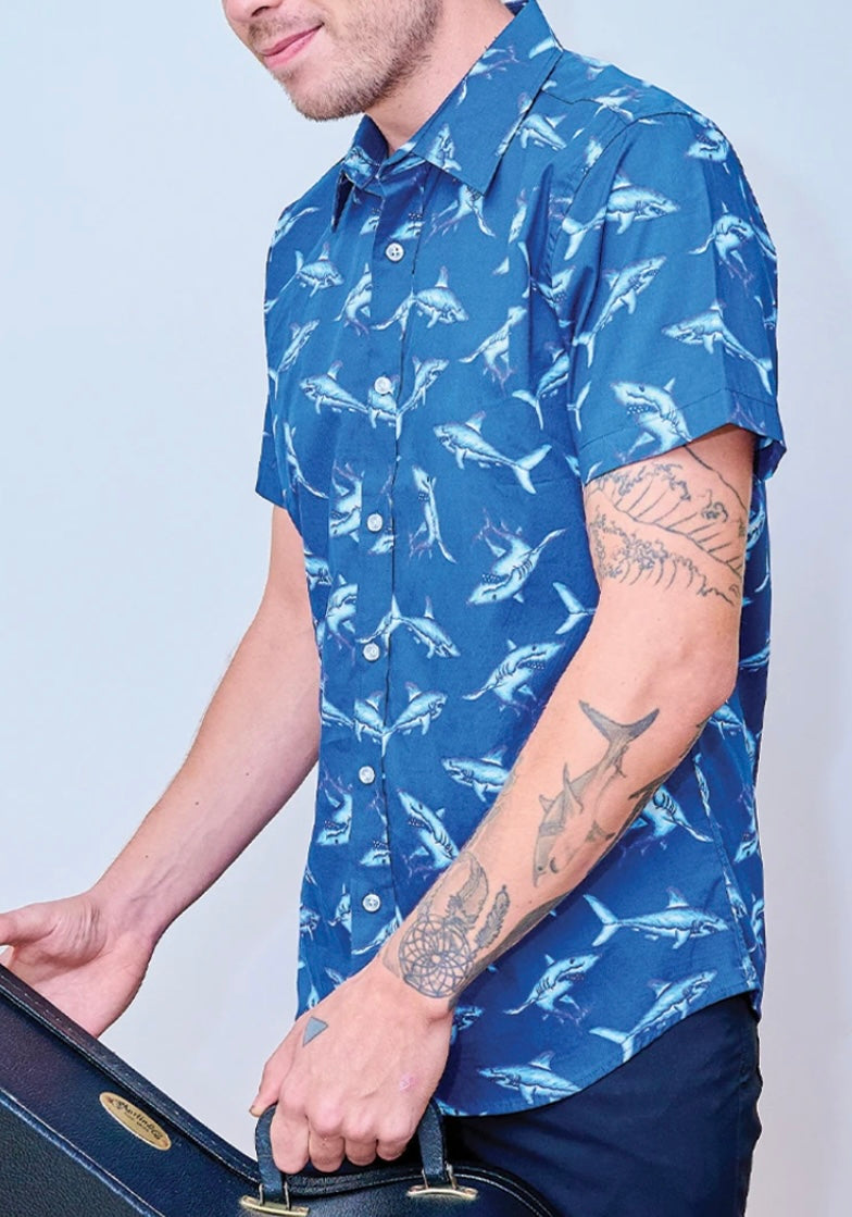 SHARK S/S CASUAL SHIRT