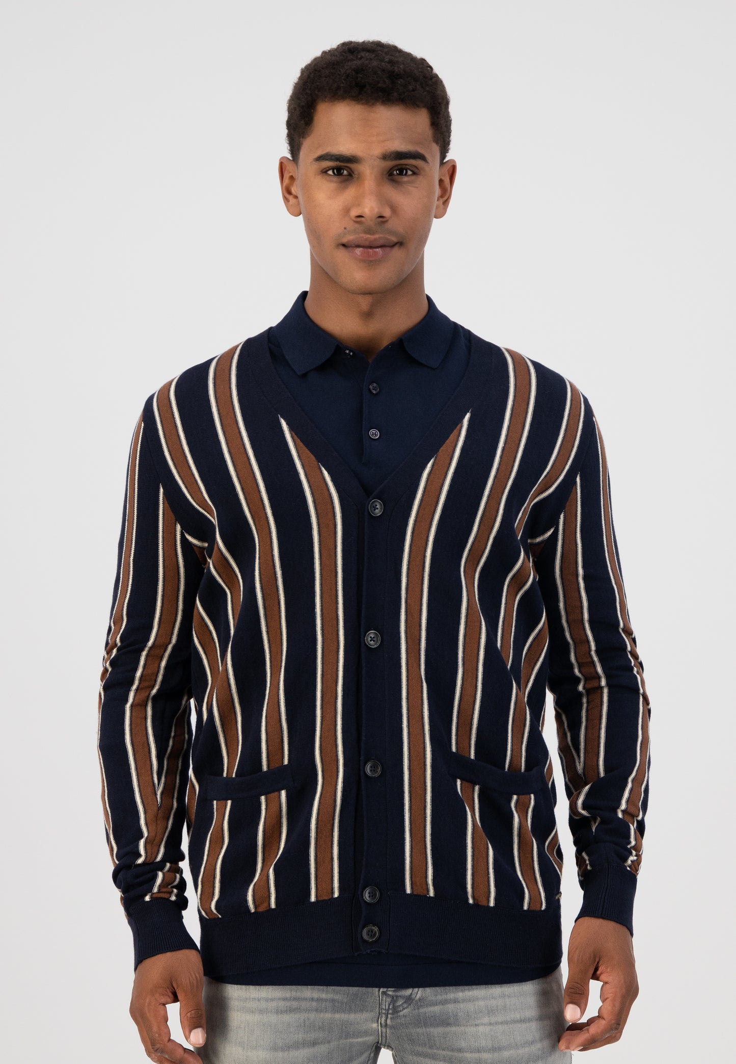 DSZ RUGBY STRIPE CARDIGAN