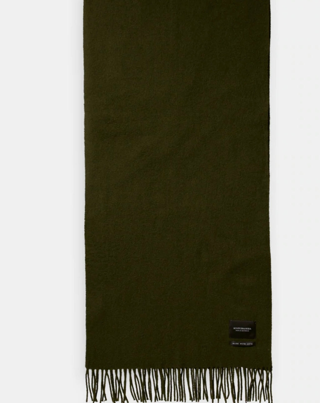 SAS FRINGED WOOL SCARF
