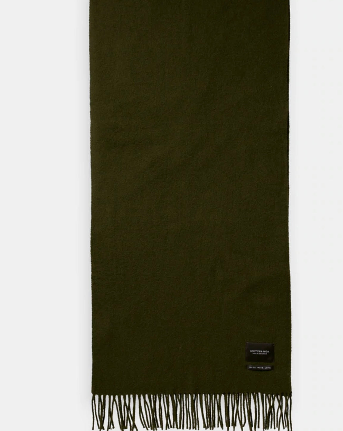 SAS FRINGED WOOL SCARF