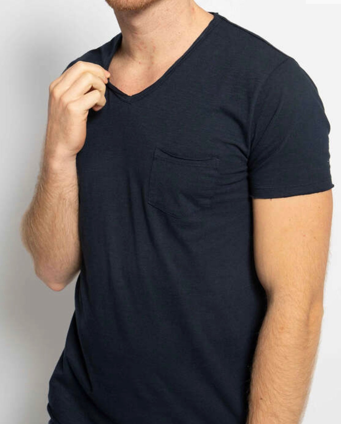 DSZ STEWART SLUB V-NECK T-SHIRT