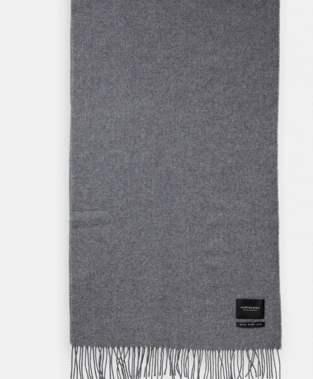 SAS FRINGED WOOL SCARF