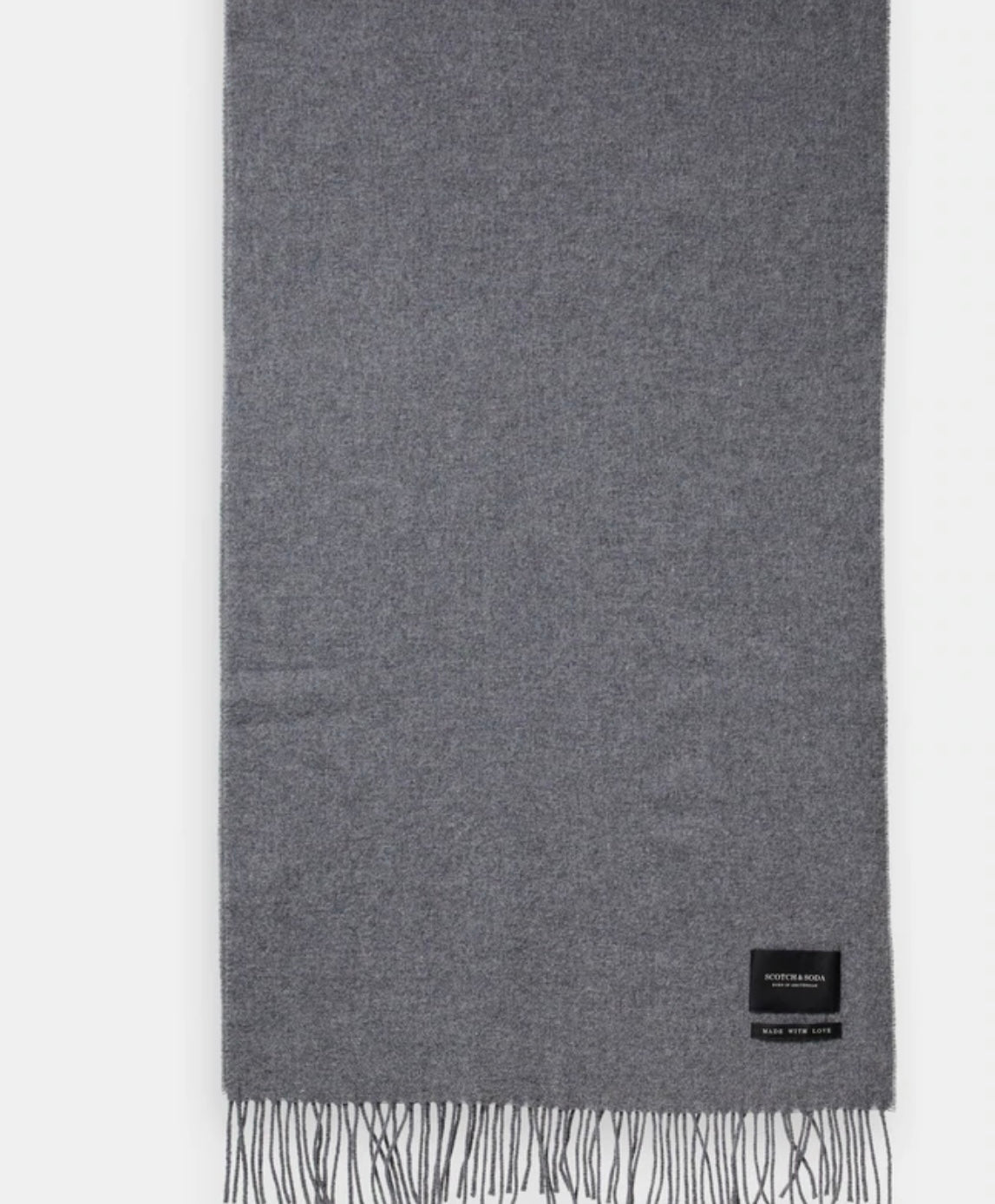 SAS FRINGED WOOL SCARF