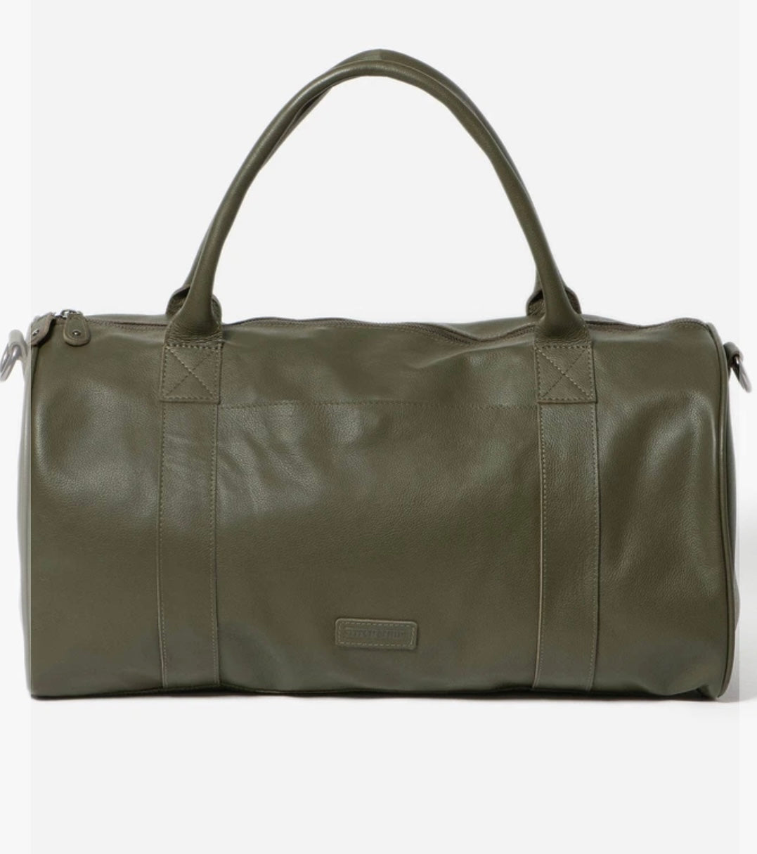 S&H LEATHER WEEKENDER
