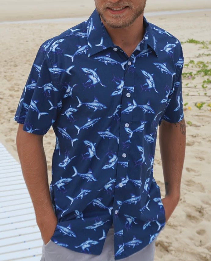 SHARK S/S CASUAL SHIRT