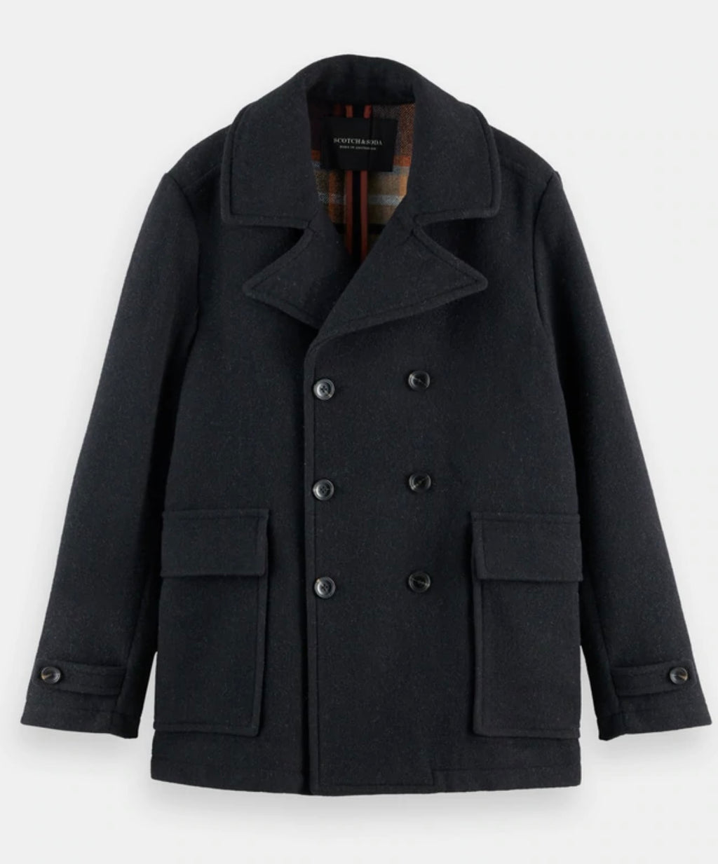 SAS BONDED WOOL BLEND CABAN