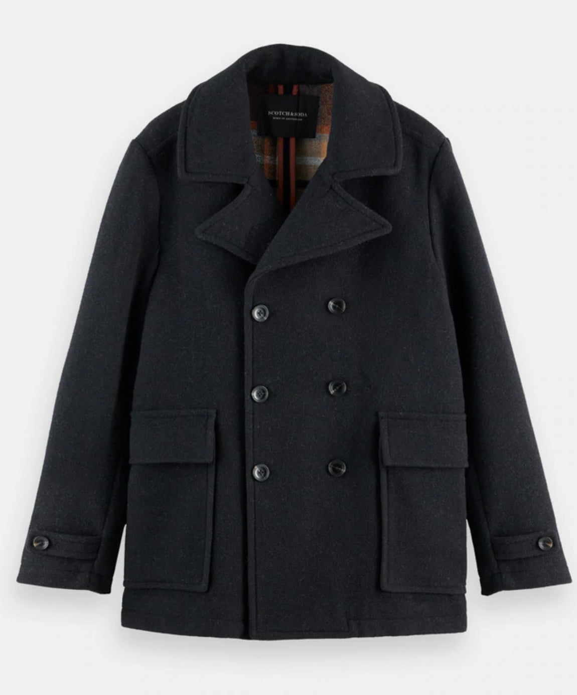 SAS BONDED WOOL BLEND CABAN