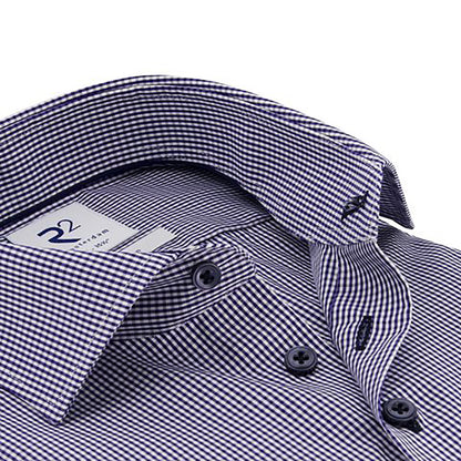 R2 AMSTERDAM NON IRON GINGHAM L/S SHIRT